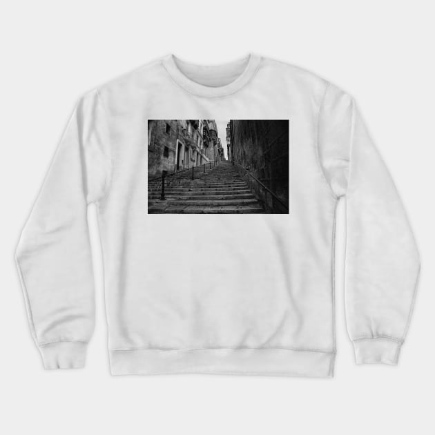 Valletta steps Crewneck Sweatshirt by Violaman